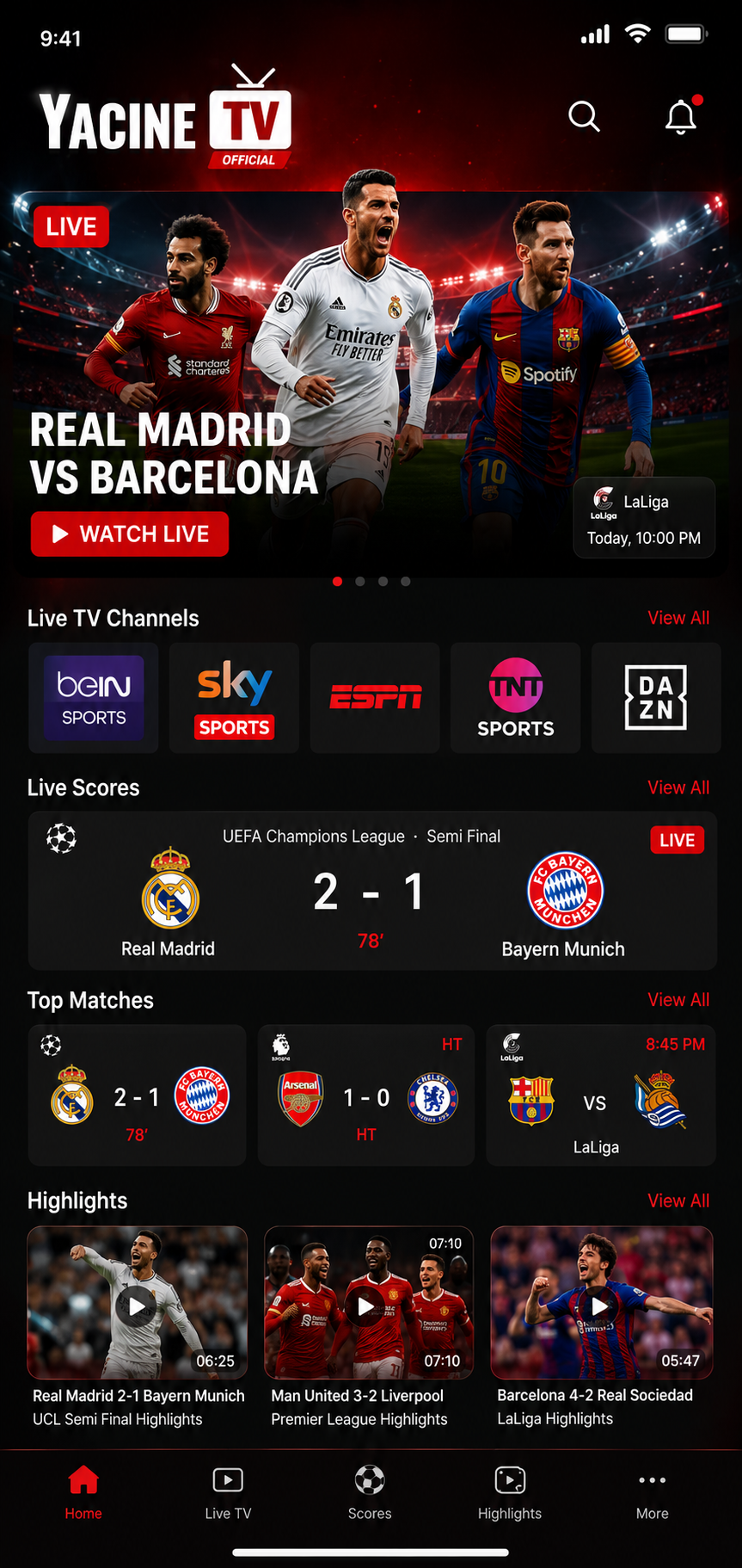 Yacine TV — live match
